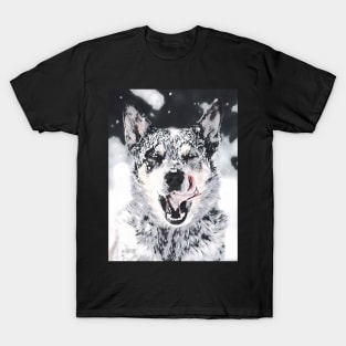 Wolf snow dog T-Shirt